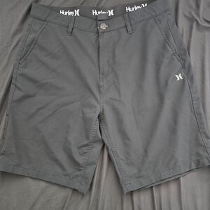 Hurley Men's Classic Black Flat Front Shorts